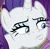 Size: 452x444 | Tagged: safe, screencap, rarity, spike, dragon, pony, unicorn, dragon dropped, g4, cropped, face, lidded eyes, pouty lips, solo focus