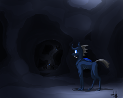 Size: 1307x1043 | Tagged: safe, artist:xander, oc, oc only, changeling, changeling hive, hive, male, solo, standing