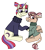 Size: 902x1000 | Tagged: safe, artist:kindheart525, artist:shelbi-cat, moondancer, oc, oc:solomon, hybrid, mule, pegamule, pony, unicorn, kindverse, g4, female, glasses, male, mother and child, mother and son, parent:moondancer, simple background, transparent background