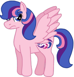 Size: 987x1030 | Tagged: safe, artist:kindheart525, oc, oc only, oc:galaxy guard, pegasus, pony, kindverse, blanket, next generation, offspring, parent:flash sentry, parent:twilight sparkle, parents:flashlight, simple background, solo, transparent background