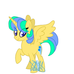 Size: 4000x4000 | Tagged: safe, artist:chelseawest, oc, oc only, oc:azure sparkle, alicorn, pony, absurd resolution, female, mare, petalverse, simple background, solo, transparent background