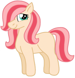 Size: 1024x1060 | Tagged: safe, artist:kindheart525, oc, oc only, oc:cream jade, earth pony, pony, kindverse, female, filly, mare, offspring, parent:cheese sandwich, parent:pinkie pie, parents:cheesepie, simple background, smiling, solo, standing, transparent background