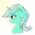 Size: 4096x4096 | Tagged: safe, artist:joakingu, lyra heartstrings, pony, g4, absurd resolution, bust, cute, ear fluff, female, lyrabetes, mare, portrait, profile, simple background, solo, white background