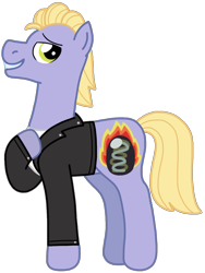 Size: 1046x1393 | Tagged: safe, artist:kindheart525, oc, oc only, oc:hawk eye, earth pony, pony, kindverse, clothes, jacket, leather jacket, offspring, parent:limestone pie, parent:zephyr breeze, parents:zephyrstone, simple background, solo, transparent background