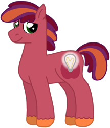 Size: 1020x1188 | Tagged: safe, artist:kindheart525, oc, oc only, oc:discovery, earth pony, pony, kindverse, next generation, offspring, parent:big macintosh, parent:cheerilee, parents:cheerimac, simple background, solo, transparent background