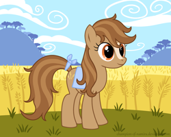 Size: 1500x1200 | Tagged: safe, artist:champion-of-namira, oc, oc only, earth pony, pony, female, food, mare, solo, wheat