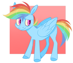 Size: 1024x892 | Tagged: safe, artist:aestass, rainbow dash, pegasus, pony, g4, cute, female, hooves, mare, simple background, solo