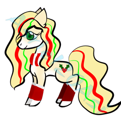 Size: 2500x2500 | Tagged: safe, artist:asriel20asi, oc, oc only, oc:hollie, earth pony, pony, clothes, cute, digital art, female, gift art, green eyes, high res, holly berries, lightly watermarked, medibang paint, scarf, simple background, solo, stockings, thigh highs, transparent background, watermark