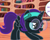 Size: 609x489 | Tagged: safe, artist:facelessjr, oc, oc only, oc:nyx, alicorn, pony, ask nyx now, g4, alicorn oc, cropped, glasses, golden oaks library, headband, horn, iwtcird, meme, solo