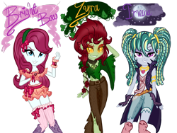 Size: 800x600 | Tagged: safe, artist:sarahostervig, oc, oc only, oc:zyra, equestria girls, g4, clothes, equestria girls-ified, female, full moon, grin, moon, simple background, slit pupils, smiling, transparent background
