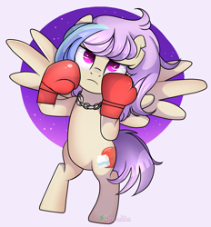 Size: 2353x2537 | Tagged: safe, artist:2pandita, oc, oc only, pegasus, pony, bipedal, boxing gloves, female, high res, mare, solo