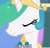 Size: 810x774 | Tagged: safe, edit, edited screencap, screencap, princess celestia, alicorn, pony, g4, my little pony: friendship is magic, the crystal empire, caption, cropped, dorime, emoji, image macro, meme, praying, text