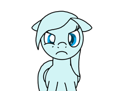 Size: 1024x768 | Tagged: safe, oc, oc only, oc:windy breeze, pegasus, pony, angry, ears back, flat mane, frown, simple background, solo, transparent background, unamused