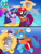 Size: 1080x1440 | Tagged: safe, artist:rainbow eevee edits, artist:徐詩珮, fizzlepop berrytwist, garble, glitter drops, prominence, spring rain, tempest shadow, twilight sparkle, alicorn, dolphin, dragon, pony, unicorn, series:sprglitemplight diary, series:sprglitemplight life jacket days, series:springshadowdrops diary, series:springshadowdrops life jacket days, g4, alternate universe, bisexual, broken horn, clothes, cute, dialogue, dragoness, equestria girls outfit, female, flying, glitterbetes, horn, lesbian, lifeguard, lifeguard spring rain, male, paw patrol, polyamory, ship:garbinence, ship:glitterlight, ship:glittershadow, ship:sprglitemplight, ship:springdrops, ship:springlight, ship:springshadow, ship:springshadowdrops, ship:tempestlight, shipping, snorkeling, springbetes, straight, surfing, tempestbetes, twilight sparkle (alicorn)