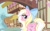 Size: 1024x643 | Tagged: safe, artist:emberslament, artist:mint-light, oc, oc only, oc:bay breeze, pegasus, pony, blushing, bow, cute, female, hair bow, heart eyes, looking at you, looking back, looking back at you, mare, ocbetes, wingding eyes