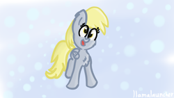 Size: 3840x2160 | Tagged: safe, artist:llamalauncher, derpy hooves, pegasus, pony, g4, female, high res, solo