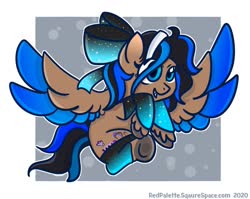 Size: 1280x1020 | Tagged: safe, artist:redpalette, oc, oc only, pegasus, pony, blue, bow, clothes, cute, leg warmers, socks, wings