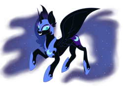 Size: 3500x2600 | Tagged: safe, artist:princesslunka10, nightmare moon, pony, g4, female, high res, simple background, solo, transparent background