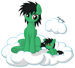 Size: 1957x1785 | Tagged: safe, artist:le-23, oc, oc only, pegasus, pony, cloud, male, plushie, simple background, solo, stallion, transparent background