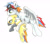 Size: 1797x1575 | Tagged: safe, artist:oddwarg, oc, oc only, oc:oxford nimbus, oc:sulphur nimbus, hippogriff, pegasus, pony, angry, butt feathers, community related, cute, daaaaaaaaaaaw, duo, female, flying, flying lesson, goggles, hippogriff oc, holding, hoof hold, madorable, male, spread wings, stallion, sulphur nimbus, traditional art, unamused, wings