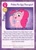 Size: 640x884 | Tagged: safe, artist:asajiopie01, pinkie pie, earth pony, pony, twilight sparkle's secret shipfic folder, g4, spa pony, spa pony pinkie pie, text, trading card