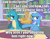 Size: 908x706 | Tagged: safe, edit, edited screencap, screencap, gallus, trixie, griffon, pony, unicorn, a horse shoe-in, g4, my little pony: friendship is magic, adoption, caption, cropped, duo, image macro, innocently insensitive, meme, talking to viewer, text