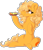 Size: 1634x1879 | Tagged: safe, artist:woonborg, oc, oc only, oc:orange delight, pony, bowl, cheek fluff, chest fluff, commission, food, lemon, lime, mixed fruit, orange, raising hoof, simple background, solo, transparent background