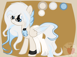Size: 4000x3000 | Tagged: safe, artist:applerougi, oc, oc only, pegasus, pony, female, glasses, high res, mare, reference sheet, solo