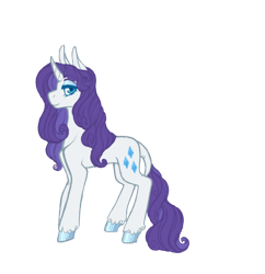 Size: 716x740 | Tagged: safe, artist:ask-pinkie-polkadot-pie, rarity, pony, tumblr:ask-pinkie-polkadot-pie, g4, alternate hairstyle, colored hooves, female, simple background, solo, transparent background