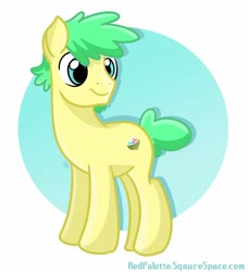 Size: 1280x1406 | Tagged: safe, artist:redpalette, oc, oc only, earth pony, pony, cute, male, smiling, stallion, yellow