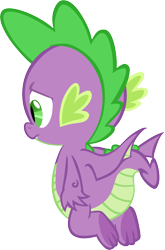 Size: 3926x5946 | Tagged: safe, artist:memnoch, spike, dragon, g4, male, simple background, solo, transparent background, vector, winged spike, wings