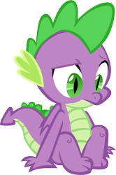 Size: 3996x6001 | Tagged: safe, artist:memnoch, spike, dragon, g4, male, simple background, solo, transparent background, vector, winged spike, wings