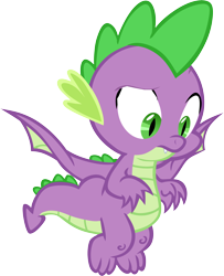 Size: 4862x6001 | Tagged: safe, artist:memnoch, spike, dragon, g4, flying, male, simple background, solo, transparent background, vector, winged spike, wings