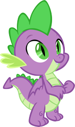 Size: 3531x6001 | Tagged: safe, artist:memnoch, spike, dragon, g4, male, simple background, solo, transparent background, vector, winged spike, wings