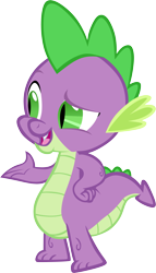 Size: 3375x5880 | Tagged: safe, artist:memnoch, spike, dragon, g4, male, simple background, solo, transparent background, vector