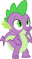 Size: 3258x6001 | Tagged: safe, artist:memnoch, spike, dragon, g4, the point of no return, male, simple background, solo, transparent background, vector, winged spike, wings