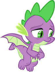 Size: 4564x6001 | Tagged: safe, artist:memnoch, spike, dragon, g4, male, simple background, solo, transparent background, vector, winged spike, wings