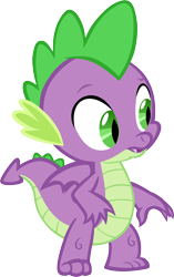 Size: 3775x6001 | Tagged: safe, artist:memnoch, spike, dragon, g4, male, simple background, solo, transparent background, vector, winged spike, wings