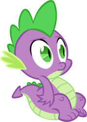 Size: 4207x5889 | Tagged: safe, artist:memnoch, spike, dragon, g4, male, simple background, solo, transparent background, vector