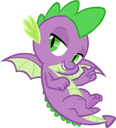 Size: 5333x5844 | Tagged: safe, artist:memnoch, spike, dragon, g4, male, simple background, solo, transparent background, vector, winged spike, wings