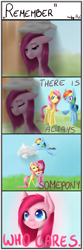 Size: 600x1800 | Tagged: safe, artist:avialexis25, fluttershy, pinkie pie, rainbow dash, earth pony, pegasus, pony, g4, cloud, comforting, comic, female, mare, pinkamena diane pie, sad, sky, uplifting