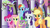 Size: 1920x1080 | Tagged: safe, screencap, applejack, discord, fluttershy, pinkie pie, rainbow dash, rarity, spike, dragon, g4, the summer sun setback, winged spike, wings