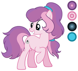 Size: 2096x1896 | Tagged: safe, artist:diamond-chiva, oc, oc only, oc:bright daze, earth pony, pony, female, mare, reference sheet, simple background, solo, transparent background