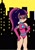 Size: 639x906 | Tagged: safe, artist:scytheskid, sci-twi, twilight sparkle, human, equestria girls, g4, clothes, hand on hip, human coloration, leotard, magic gaia, plasma girl, superhero