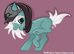 Size: 1026x756 | Tagged: safe, artist:redpalette, oc, earth pony, pony, clothes, female, hat, hoodie, mare, running