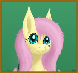 Size: 1044x974 | Tagged: safe, artist:wapamario63, fluttershy, pegasus, pony, g4, bust, cute, female, looking at you, mare, portrait, shyabetes, smiling, solo