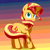 Size: 2977x2976 | Tagged: safe, artist:yinglung, sunset shimmer, pony, unicorn, g4, cute, eye clipping through hair, female, high res, looking at you, looking back, mare, shimmerbetes, solo
