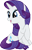 Size: 3000x4650 | Tagged: safe, artist:cloudy glow, rarity, pony, unicorn, g4, my little pony: friendship is magic, to where and back again, .ai available, beautiful, blue eyes, cheerful, cute, female, high res, mare, open mouth, raribetes, simple background, sitting, smiling, solo, transparent background, vector