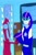 Size: 1024x1536 | Tagged: safe, artist:meadowtraveller22896, twilight sparkle, human, g4, handshake, humanized, magic gaia, superhero, ultraman