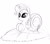 Size: 1024x895 | Tagged: artist needed, source needed, safe, rarity, original species, pony, snail, snail pony, unicorn, g4, cute, female, leaf, monochrome, raribetes, rarisnail, solo